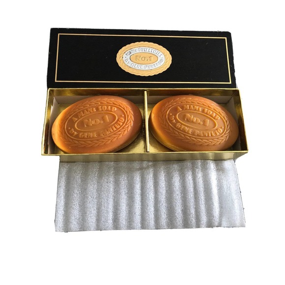 Gene Pantuso No.1 Soap Two 3.5 Oz Bars Vintage New Old Stock A Man’s Soap - Picture 1 of 6